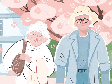 治愈系电影插画