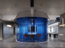 《蓝光》珠宝通办公展厅