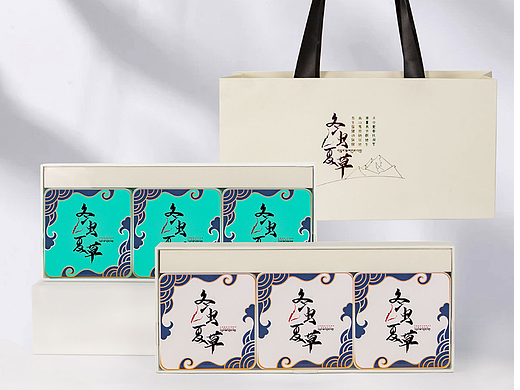 冬虫夏草小方片礼盒详情（个人主页-ZNjE2NzYyNDA=） - 包装 - 站酷设计师向上的自学者原创素材 - 站酷ZCOOL