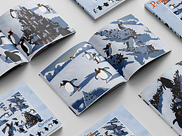 兒童插畫(huà) ｜Penguins rule Christmas