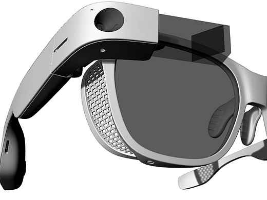 谷歌GlassEnterpriseEdition2AR眼镜模型