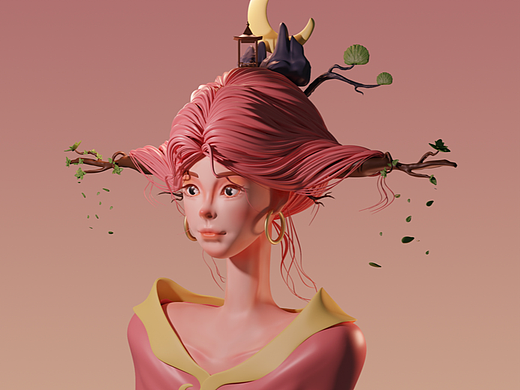 Blender雕刻练习作品