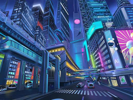 城市夜景