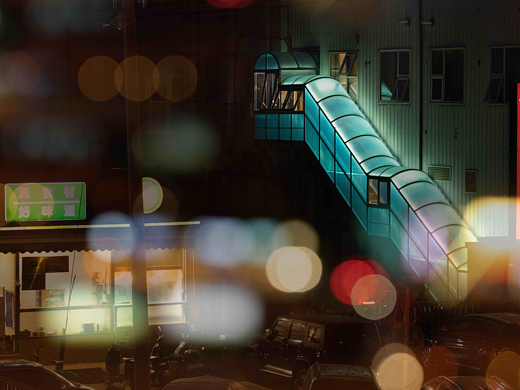 这处天桥上的景色惊到我了