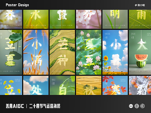 善用AIGC｜24节气运营海报