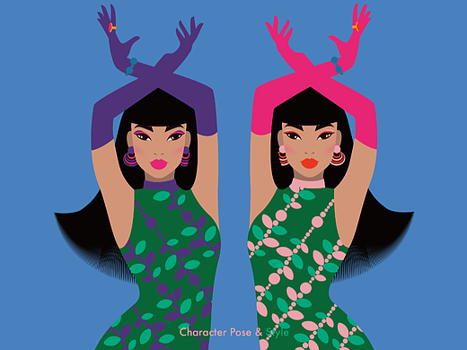 插画作品 - 她（个人主页-ZNjU3NDg0NDg=） - 商业插画 - 站酷设计师IamDreameng原创素材 - 站酷ZCOOL