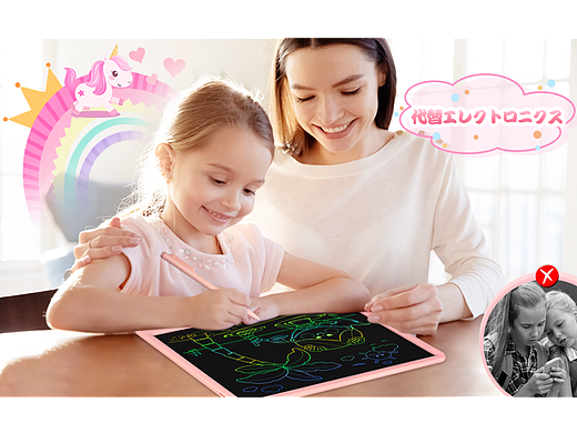 亚马逊丨儿童手写板主图和A+