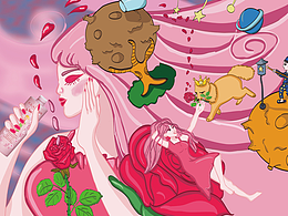 邂逅#粉嫩多巴胺少女# 玫瑰少女的幻想