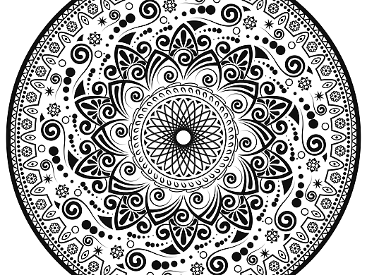 插画包装【曼陀罗花纹】