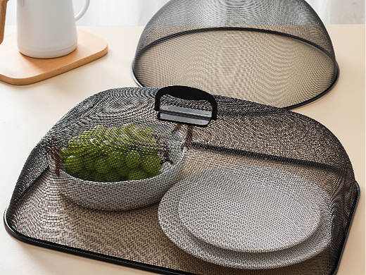 高端盖菜罩家用餐桌罩饭剩菜罩食物罩遮菜罩|产品摄影