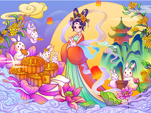 蛋黄味月饼商插