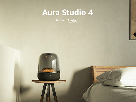 Harman kardon音响系列渲染图