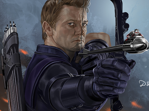 《Hawkeye & Ant-Man》（个人主页-ZNjUwNTk3OTI=） - 创作习作 - 站酷设计师勒阿弗尔的雪原创素材 - 站酷ZCOOL