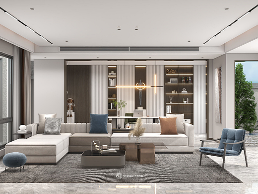 90空间设计∣600㎡别墅，汇集细节呈现生活高品质