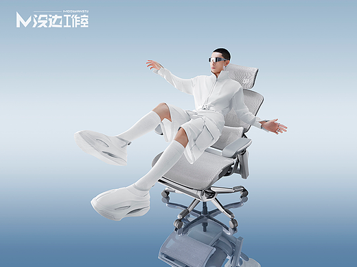 办公椅拍摄 人体工学椅摄影｜永艺撑腰椅