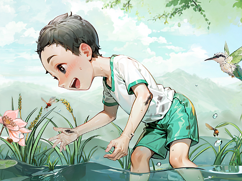 夏日摸鱼