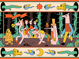 最近的一些插畫創(chuàng)作