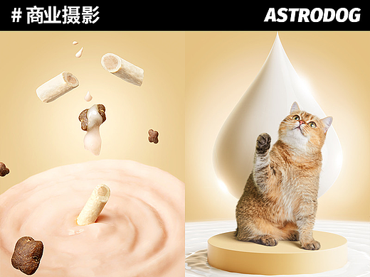 宠物食品拍摄-麦富迪羊奶鲜肉双拼猫粮 幼猫成猫全价