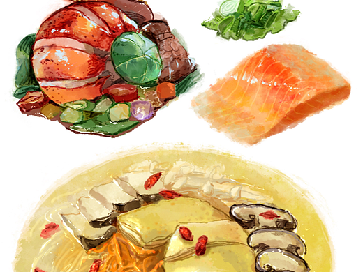 美食练习（个人主页-ZNjA3Nzg1NzI=） - 其他 - 站酷设计师冴牙原创素材 - 站酷ZCOOL