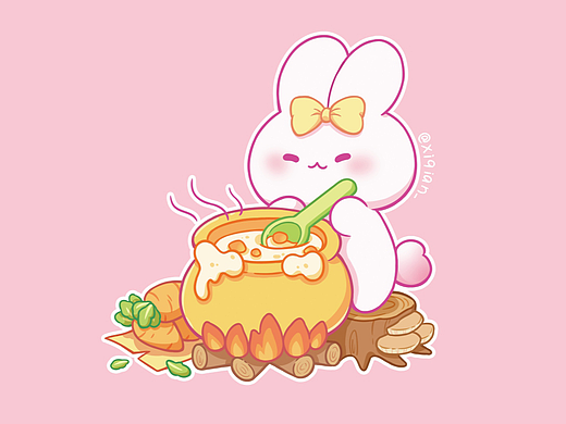 原創(chuàng)插畫|心尾小兔（個(gè)人主頁-ZNjA2MTc2NjA=） - 商業(yè)插畫 - 站酷設(shè)計(jì)師西淺原創(chuàng)素材 - 站酷ZCOOL