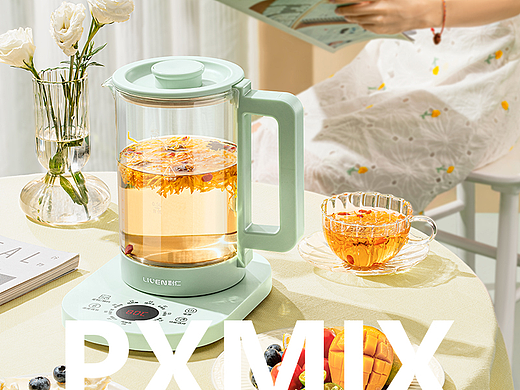 小家电摄影丨利仁 养生壶 x 光影集 PXMIX