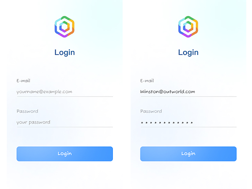 登录（个人主页-ZNjE2NDczODg=） - APP界面 - 站酷设计师风起云幻原创素材 - 站酷ZCOOL
