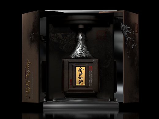 白酒包装｜金沙回沙龙年生肖纪年酒