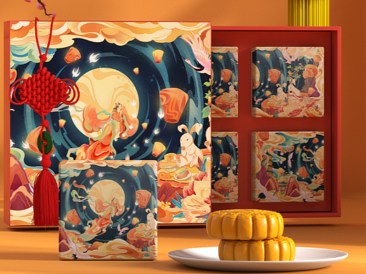 中秋插畫個人練習(xí)（個人主頁-ZNjI3NzU3NDQ=） - 創(chuàng)作習(xí)作 - 站酷設(shè)計師跳跳糖TTS原創(chuàng)素材 - 站酷ZCOOL