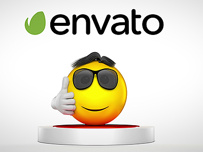 AE模板|简洁动态跳跃表情符号标志LOGO展示体育赛事