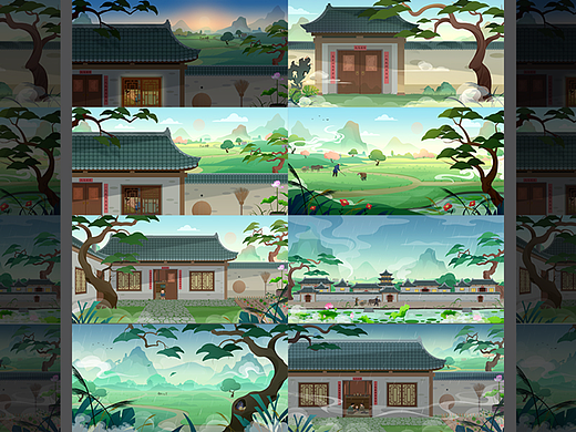 动态插画《他乡的雨》