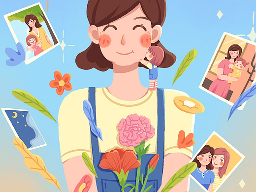 感謝我最親愛的媽媽（個人主頁-ZNTk4NTUyNTY=） - 創(chuàng)作習作 - 站酷設計師星噸噸原創(chuàng)素材 - 站酷ZCOOL