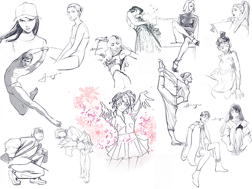 30天速写合集- 创作加油站