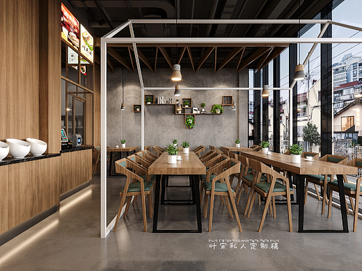 工装餐饮店铺丨陕西风味之肉夹馍店铺