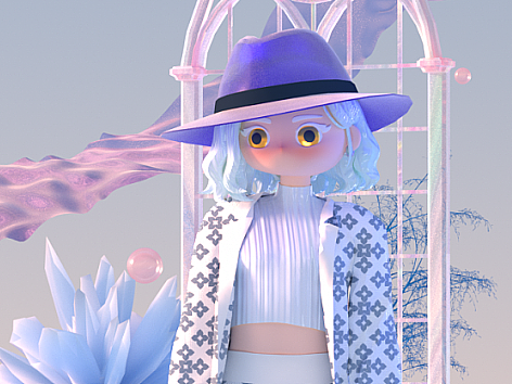 C4D人物角色+Marvelous Designer 布料尝试