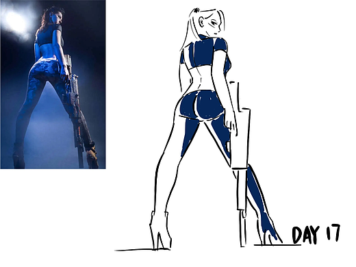 人物速寫陪練團(tuán)打卡挑戰(zhàn)day17（個(gè)人主頁-ZNjQ3MjgxODg=） - 創(chuàng)作習(xí)作 - 站酷設(shè)計(jì)師petiteFANG原創(chuàng)素材 - 站酷ZCOOL