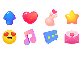 图标-贴图-点赞