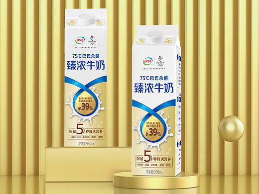75℃巴氏杀菌臻浓牛奶