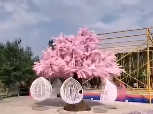网红秋千 大型游乐设备 旋转秋千 景区游乐设备