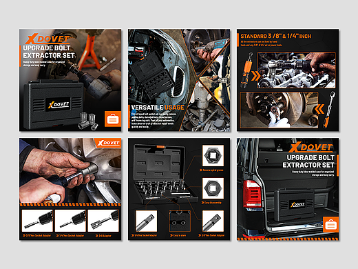 亚马逊/工具配件/螺栓拆卸器套装 