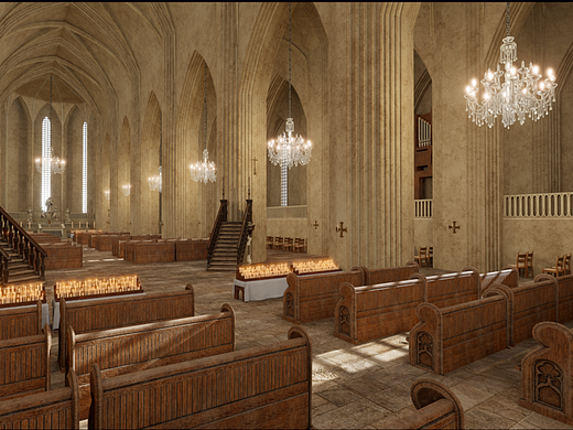 场景/模型:教堂
