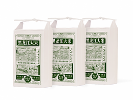 黑龙江大米包装设计