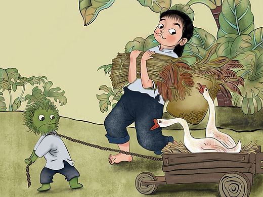 用插画讲故事-练习作品