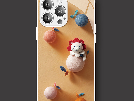 羊毛毡超好看的手机壳图案