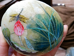 习作|石头画|水彩|丙烯