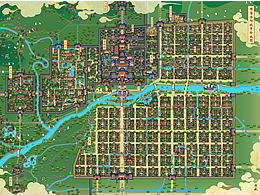 《隋唐洛阳城+西苑》文创地图