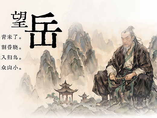 会当凌绝顶，一览众山小——《望岳》
