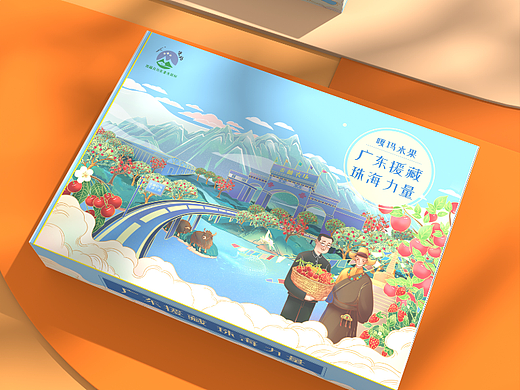嘎玛水果包装/插画
