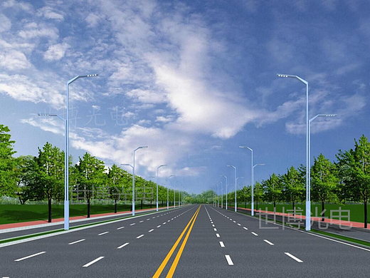 世博高低臂简约大气双臂路灯城市文化特色单臂路灯定制