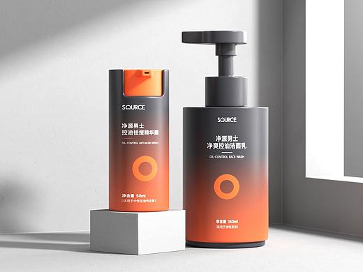 净源丨男士护肤品牌设计，包装设计