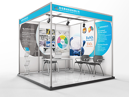 國(guó)外英文土耳其涂料油漆展會(huì)設(shè)計(jì)，展位效果